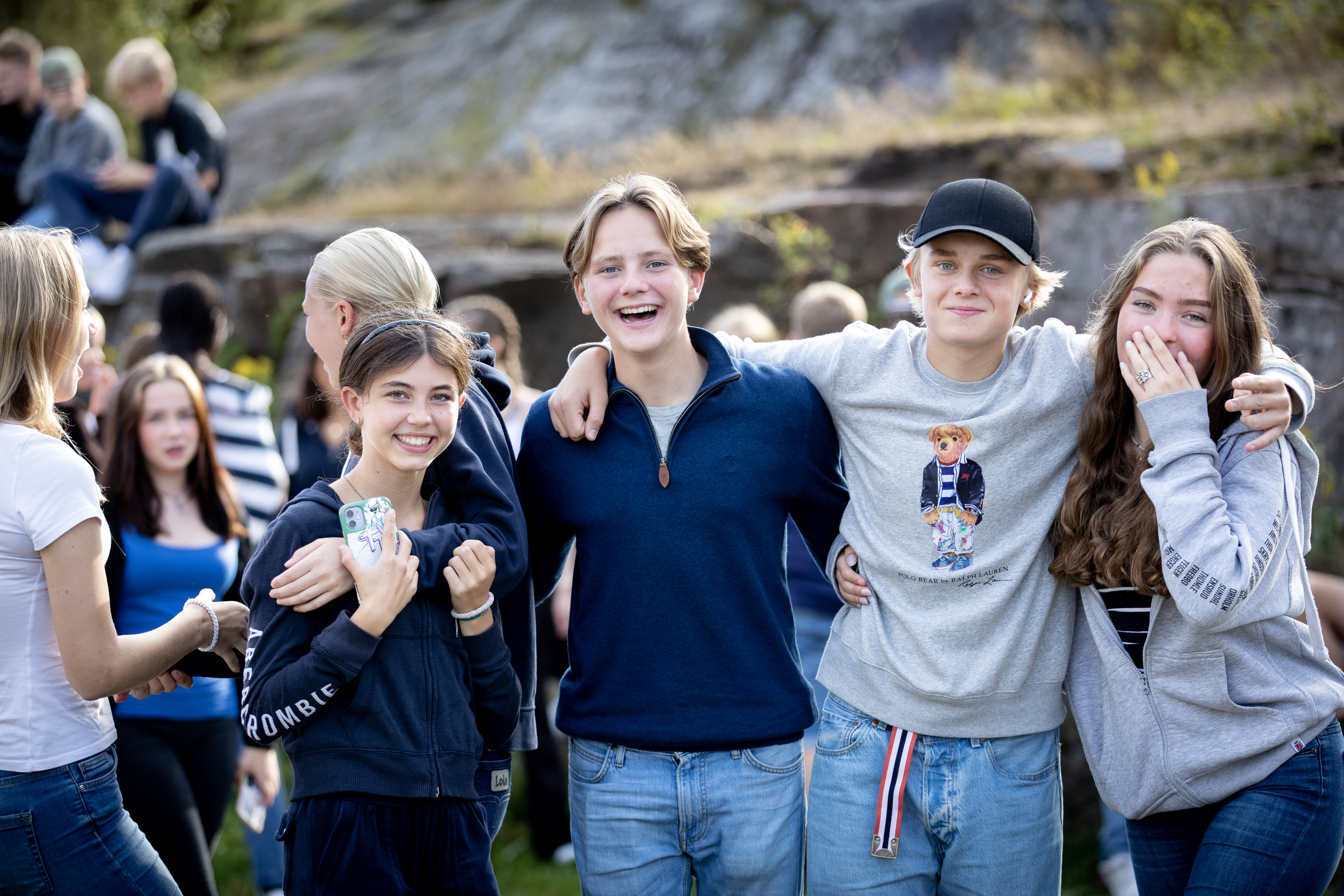 Konfirmanter på leir